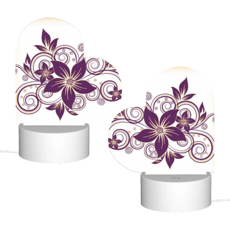 Love Acrylic Night Light, A purple flower with a gold swirl around it. Love Acrylic Night Light, A Purple Flower With A Gold Swirl Around It. -Nuas Diy Shop 5b1e06bb0063cdb882c942f574cfae20b3d2d682
