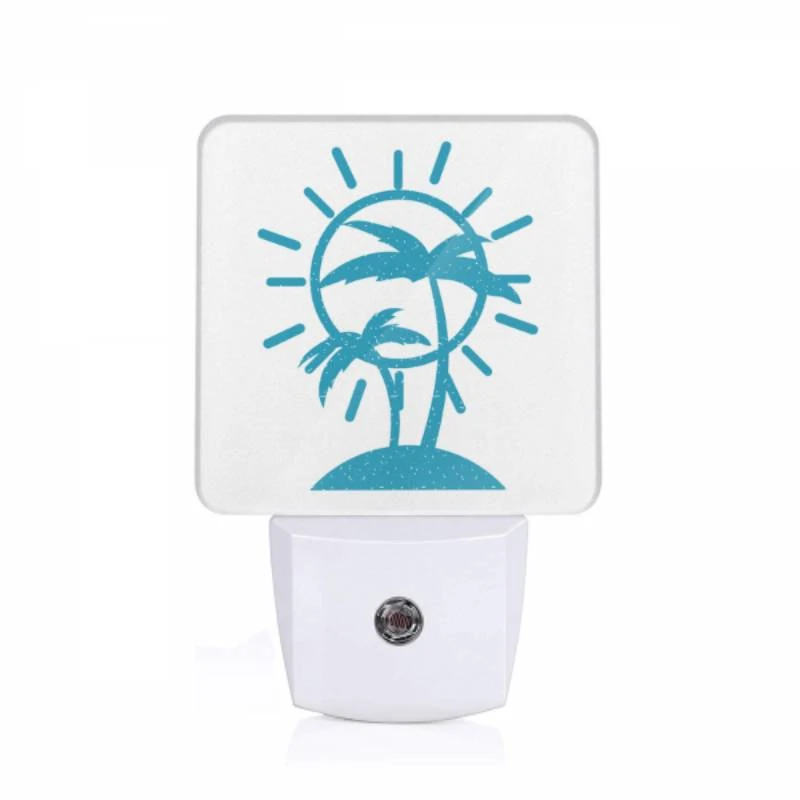 Night Light, A blue and white sun with palm trees. Night Light, A Blue And White Sun With Palm Trees. -Nuas Diy Shop 5b2cb4c94161c3c5735cc1bfc11ec13b251d40f8
