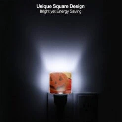 Night Light Set Of 2, A Carved Pumpkin With A Face On It. -Nuas Diy Shop 5c3e2332c11b63ba8ff428c3fed3ab8ac9854120