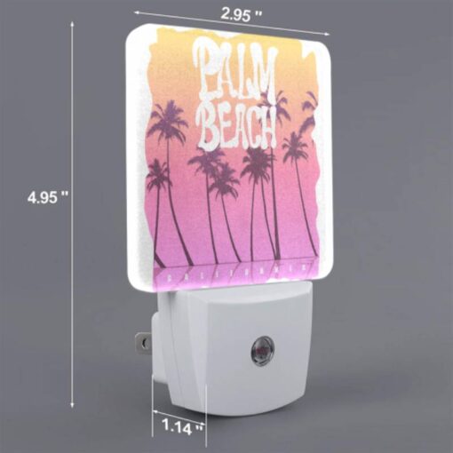 Night Light Set Of 2, A Colorful Poster Of A Beach In California. -Nuas Diy Shop 5c8478931d3c7699da660734f2b2965786db5d73