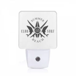 Night Light, A Logo For The Club Surf Beach.