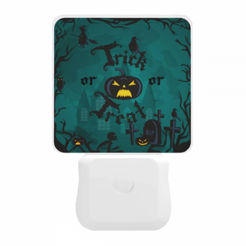 Night Light, A Halloween poster with a scary pumpkin and a skeleton. Night Light, A Halloween Poster With A Scary Pumpkin And A Skeleton. -Nuas Diy Shop 5ce409e01788d6acd684754d4980564175af0e0e