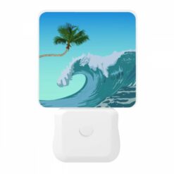 Night Light, A Large Wave With A Palm Tree In The Background. 10 Night Light, A Large Wave With A Palm Tree In The Background. -Nuas Diy Shop 5d75365efaf6037e9c6b417b466f687a38e06670