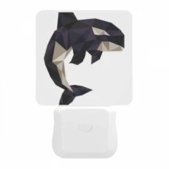 Night Light, A Black And White Whale With A White Belly. 11 Night Light, A Black And White Whale With A White Belly. -Nuas Diy Shop 5d99bc8bef0fcd8fde3d6be90137c01603240177
