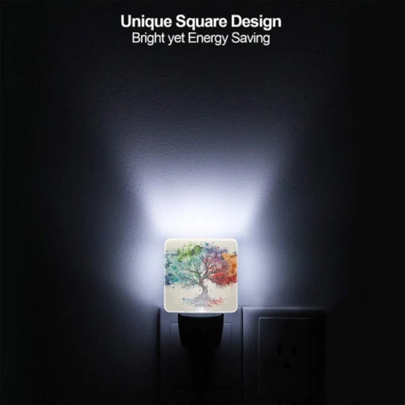 Night Light Set of 2, A tree with many colors on it. Night Light Set Of 2, A Tree With Many Colors On It. -Nuas Diy Shop 5e20c911c9e2675e9ccc200a55812abfc1d608a8