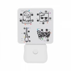 Night Light Set Of 2, Four Different Halloween Themed Stickers Are Shown. -Nuas Diy Shop 5f1720e67fa8b0695aafb1d4096130a6c49afc6e