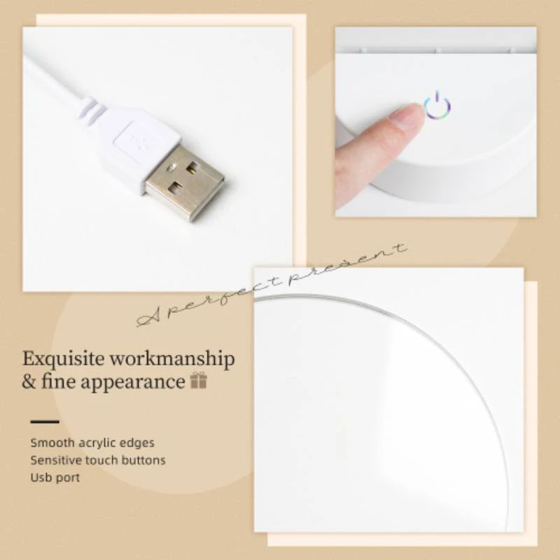 Round Acrylic Night Light, Three colorful designs are displayed on a wall. Round Acrylic Night Light, Three Colorful Designs Are Displayed On A Wall. -Nuas Diy Shop 5fbdafba6ad0d0520d8e9f0a7840d2768e7f636b 67