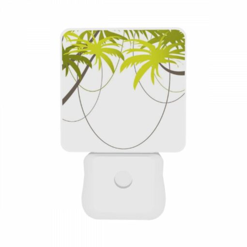 Night Light Set Of 2, A Bunch Of Green Leaves Are Connected To Each Other. -Nuas Diy Shop 612a31bb6753c5cfe3a87e1d4206426587328cb5