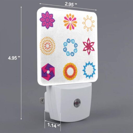 Night Light, A Collection Of Colorful Geometric Shapes. -Nuas Diy Shop 6136112b23fc9be1de1ee51c4f47dc53f4c1f9cd