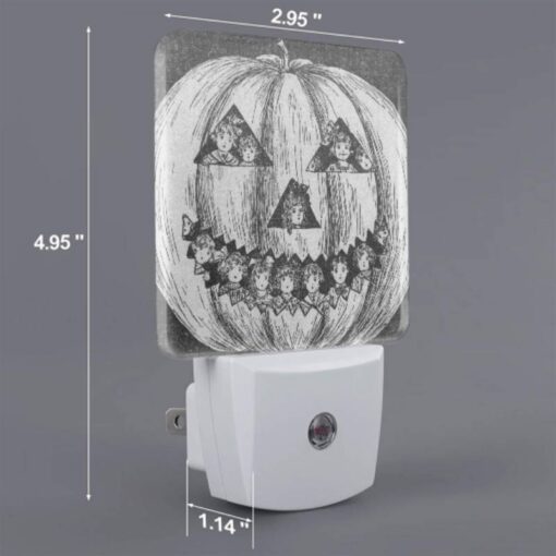 Night Light, A Drawing Of A Pumpkin With Faces On It. -Nuas Diy Shop 61c87c9e56ad02e6fdbd20b9f79f7b6dc6dd2172