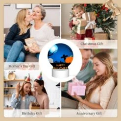 Round Acrylic Night Light, A Halloween Scene With A Moon 9 Round Acrylic Night Light, A Halloween Scene With A Moon -Nuas Diy Shop 61e79cf55c25fa9483a00160656193c57193b6a6