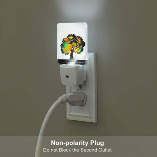 Night Light, A Tree With A Rainbow Of Colors On It. -Nuas Diy Shop 62b86bea61ce0aea2ec2cc3fb7e3155a4368777c
