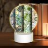 Round Acrylic Night Light, Three Colorful Designs Are Displayed On A Wall. -Nuas Diy Shop 635b50a47b31fd422ceb63443c68665b3ebd244b