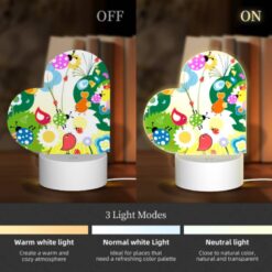 Love Acrylic Night Light, A Colorful Painting Of Birds And Flowers. -Nuas Diy Shop 63842573c38e3ce6acc358a1c61a70a43ae4f94b