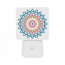 Night Light Set Of 2, A Colorful Flower Design With A Pink And Green Center. -Nuas Diy Shop 6406c14cd2cc8c029062d7321480a455938bd5d7