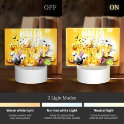Rectangular Acrylic Night Light, A Poster Advertising A Halloween Party. -Nuas Diy Shop 641bc91866e39e7a4d332c16bb46965a4bfa6521