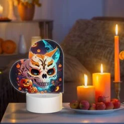 Love Acrylic Night Light, A Skull With A Pumpkin Face And A Cat Face. 8 Love Acrylic Night Light, A Skull With A Pumpkin Face And A Cat Face. -Nuas Diy Shop 6475551ae2df0e25850c542e04f5841ebe6ce9cf