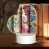 Love Acrylic Night Light, Four Different Colored Designs Of A Flower. -Nuas Diy Shop 64e64a3fce1ab1ab0d051d5c03ce76a3ff22d524