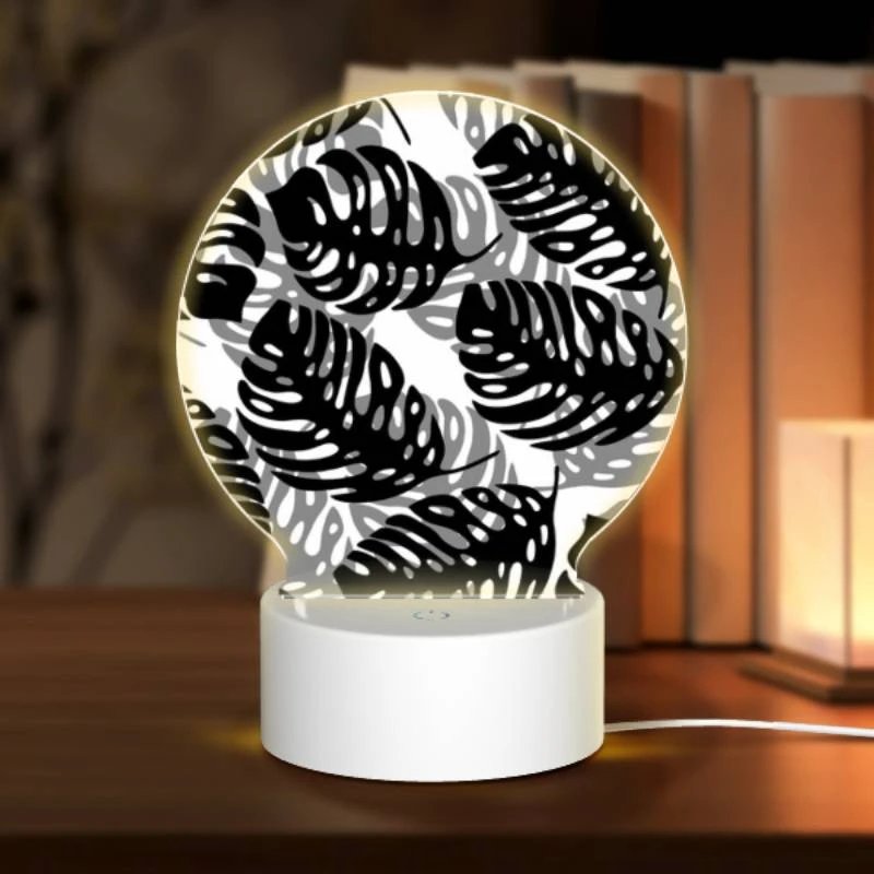 Round Acrylic Night Light, A pattern of black and white zebra stripes. Round Acrylic Night Light, A Pattern Of Black And White Zebra Stripes. -Nuas Diy Shop 64f2271320ab8b1d590815cd62920865afd8d984