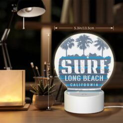 Round Acrylic Night Light, A Surfboard Logo For Long Beach -Nuas Diy Shop 6525defa013f784a56a92f8675aca68abcc7d990