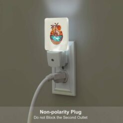 Night Light Set Of 2, A Skeleton Is Sitting On A Skull In The Ocean. -Nuas Diy Shop 655d29697b0be19799ea9c036b5e7f450a74f2d9