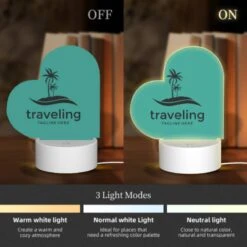 Love Acrylic Night Light, A Logo For A Traveling Company. -Nuas Diy Shop 6640859fef3c27f99a48d93a7a67f3077d78fd80