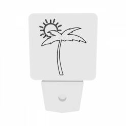 Night Light Set Of 2, A Sunny Day With A Palm Tree. -Nuas Diy Shop 672782d4c8ef604de7d8fcbcafbe14b7f70d2f5b