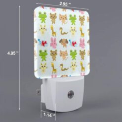 Night Light, A Pattern Of Animals -Nuas Diy Shop 68625809d007f1b7306cca98f532249b7e2ca67d