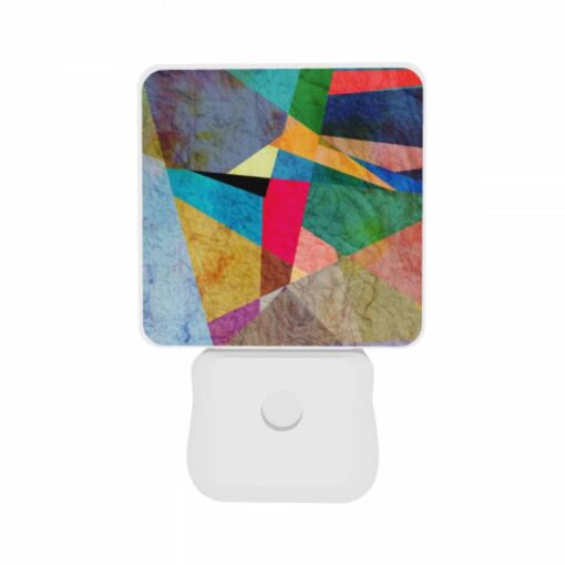 Night Light Set Of 2, A Colorful Abstract Art Piece With A Mix Of Blue -Nuas Diy Shop 696d565a48cd39b3ea79796cb354a2912a5041c5