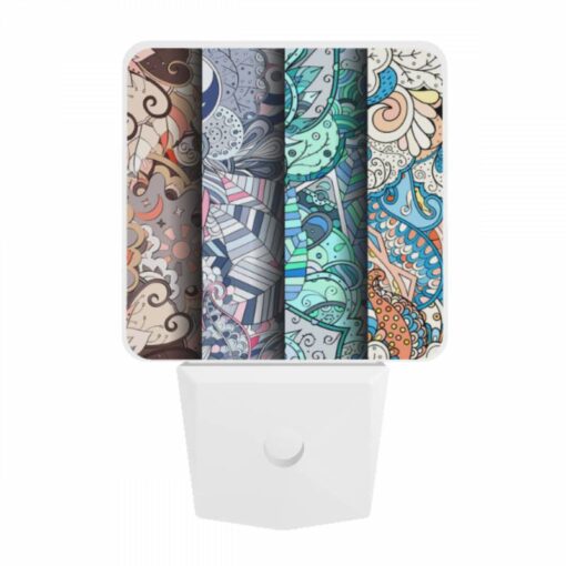 Night Light, Three Different Colored Paintings Of Flowers. -Nuas Diy Shop 69e8b1e959bdf133b7bacd1a71080646ad4ad398