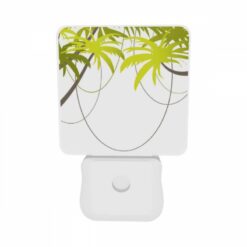 Night Light Set Of 2, A Bunch Of Green Leaves Are Connected To Each Other. -Nuas Diy Shop 6a1a606604a602c1754f53b5c9a4df243e69f8ac