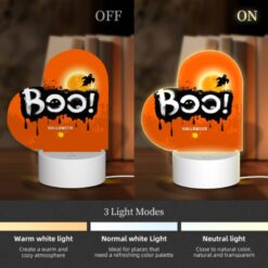 Love Acrylic Night Light, A Halloween Poster With A Spooky Scene And The Word "BOO!" Written On It. -Nuas Diy Shop 6a2e6ace18ca91b7789a6b30c2586d8978fbc0a4