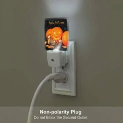 Night Light, Three Pumpkins Are Arranged In Front Of A Sign That Says "Happy Halloween." -Nuas Diy Shop 6a39fa23cff3f08cb67fd762e8174b8988ff1f32