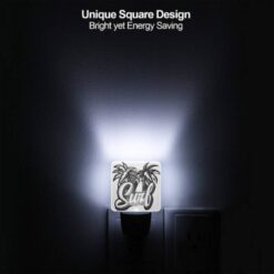 Night Light Set Of 2, A Logo For Surfing With A House And Palm Trees. 5 Night Light Set Of 2, A Logo For Surfing With A House And Palm Trees. -Nuas Diy Shop 6a41739cc49299a3cd2b17c8928b4a86bc8e844a