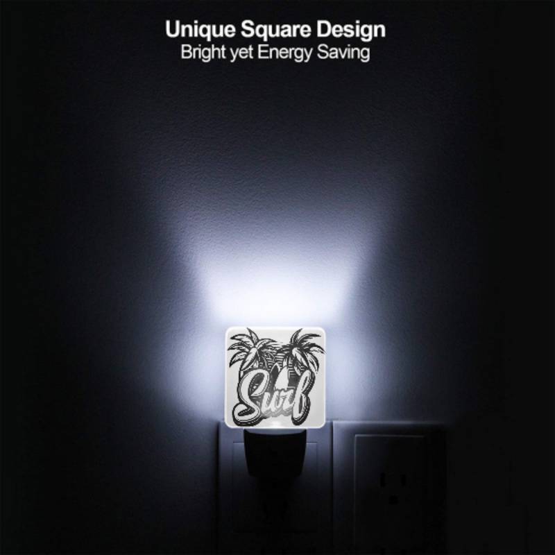 Night Light Set of 2, A logo for surfing with a house and palm trees. Night Light Set Of 2, A Logo For Surfing With A House And Palm Trees. -Nuas Diy Shop 6a41739cc49299a3cd2b17c8928b4a86bc8e844a