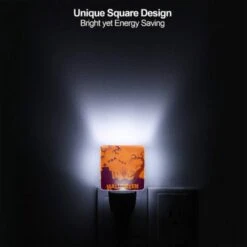 Night Light Set Of 2, A Halloween Scene With A Fence And A Cemetery. -Nuas Diy Shop 6a42194b9407578cb3e2a494992f1afbb9e8e9b2