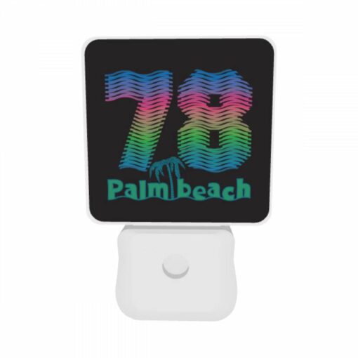 Night Light Set Of 2, A Colorful Logo For Palm Beach. -Nuas Diy Shop 6a76ea4fc45f4b0aefd9c3d762dfc223b7f1b2fa