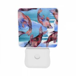 Night Light Set Of 2, A Group Of Fish Swimming In The Water. -Nuas Diy Shop 6ac1a8bdc5382bafe4a4be37d31123534015ce75