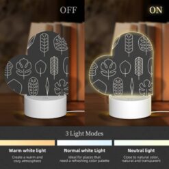 Love Acrylic Night Light, A Collection Of Leaves In Various Shapes And Sizes. -Nuas Diy Shop 6acb5a05d8b658f80287d46cb5f406ed98fe208d