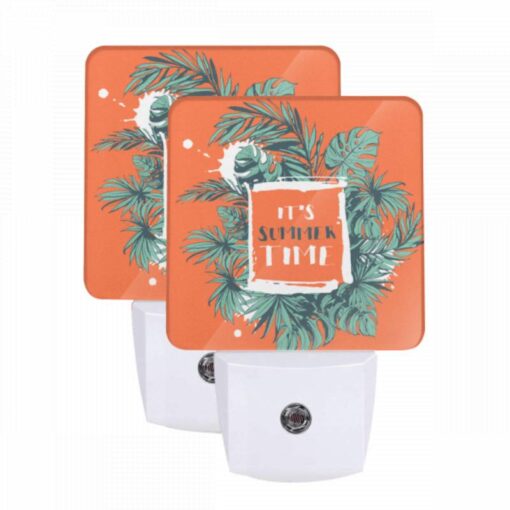 Night Light Set Of 2, A Colorful Poster With The Words "It's Summer Time" Written On It. -Nuas Diy Shop 6ad7e58b8d3b697aaa1fd098bde207bed1280517