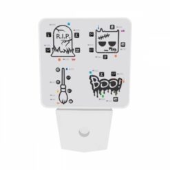 Night Light Set Of 2, Four Different Halloween Themed Stickers Are Shown. -Nuas Diy Shop 6bc96bc208eeb418410691f9798542094ee583f2