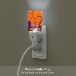 Night Light Set Of 2, A Halloween Scene With A Fence And A Cemetery. -Nuas Diy Shop 6c1d81f9bfe191062591d8025e3bdb3dcef418bd