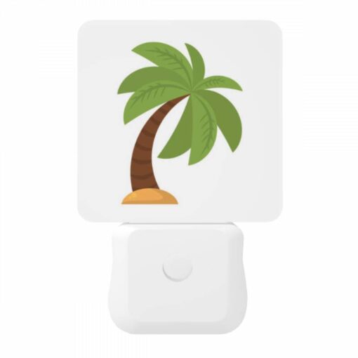 Night Light, A Green Palm Tree With A Brown Trunk. -Nuas Diy Shop 6c28fdb3fcaa5a632af04f49724e317401e8bd26