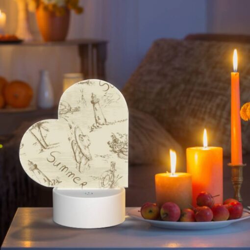 Love Acrylic Night Light, A Collection Of Beach-related Items -Nuas Diy Shop 6ca2b28dd024fc1a90d71366b69157c4b6b2f128