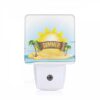 Night Light, A Cartoon Sun With A Yellow Face And Yellow Rays. -Nuas Diy Shop 6cb379eae7f3865d8b570295e3720f78ab0b2c19
