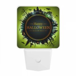 Night Light, A Round Sign With A Halloween Theme. -Nuas Diy Shop 6d466ffbc3e17719cd49243a6048abd26e41124f