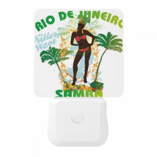Night Light, A Woman In A Bikini Poses For A Poster Advertising Rio De Janeiro. -Nuas Diy Shop 6d812c1608f052bc5112e4e9ea2ac03616045ee3