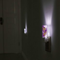 Night Light, A Purple Background With A Spider Web And Bats -Nuas Diy Shop 6dbda1988dd3b460c23030f2f404a99a7136f292