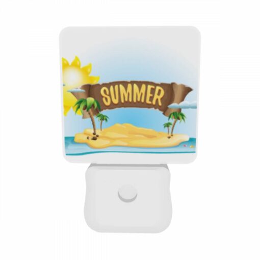 Night Light Set Of 2, A Sign That Says "Summer" On A Beach. -Nuas Diy Shop 6dfec71f382b32ffdb83ae5220f7bbe786460d4f