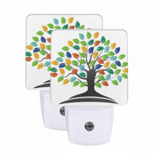 Night Light Set Of 2, A Tree With Green -Nuas Diy Shop 6ea351ac1bcd30b10f6e824c8bea839b7dd968c9